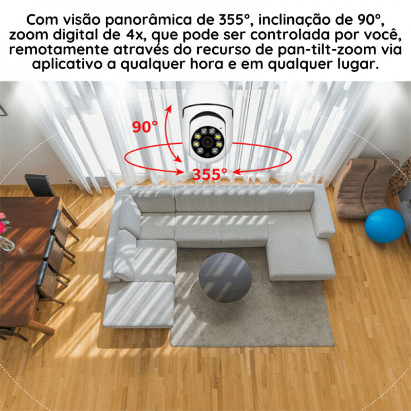 Câmera Smart Com Sensor de Movimento