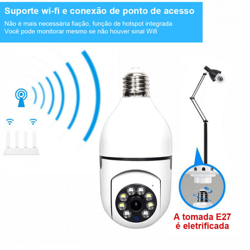 Câmera Smart Com Sensor de Movimento